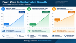 Digital Marketing Case Study - Improved Lead Generation, Lead Conversion and Sales.