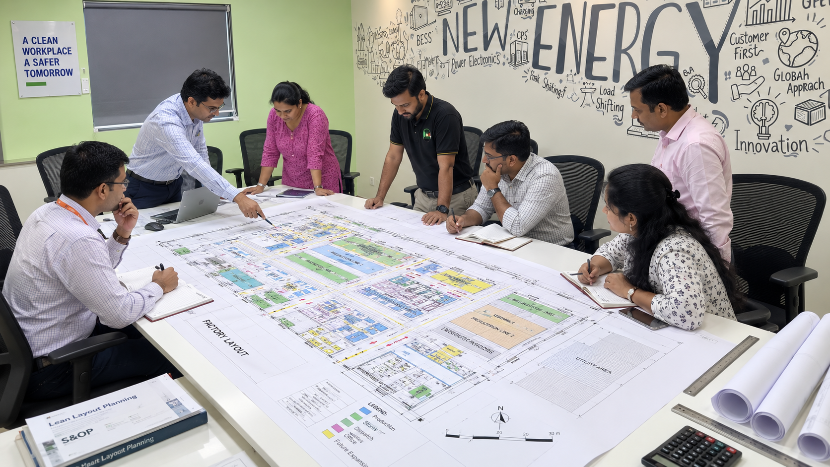 Factory Space Optimization & Lean Manufacturing